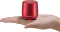 Small Bluetooth Speaker, Waterproof Mini Portable Wireless Speaker, Punchy Bass Rich Audio Stereo Pairing, Handheld Pocket Size, Built in Mic for Hiking Biking Gift Laptop Tablet (Red)